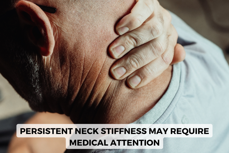 persistent neck pain may require medical attention